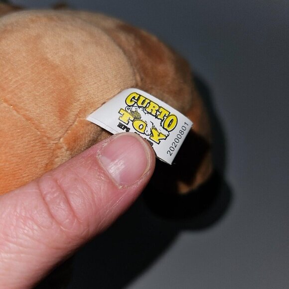 Curto Toy Brown Antelope Plush 7.5"  Stuffed Animal Toy Sewn Eyes - Picture 6 of 7